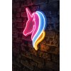 Nástěnná LED dekorace UNICORN barevná 