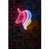Nástěnná LED dekorace UNICORN barevná 