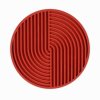 Nástěnná dekorace ART128 kulatá červená
