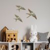 Nástěnná dekorace FLYING SWALLOW  zlaté vlaštovky