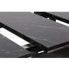 Jídelní stůl rozkládací STAR černý a stříbrný