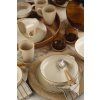 Porcelánová jídelní souprava (16 ks) béžová