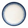 Porcelánová jídelní souprava (24 ks) bílá a modrá