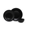 Porcelánová jídelní souprava BLACK 12 ks