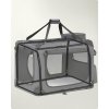 Přepravní taška na psy 70 x 52 x 52 cm šedá