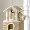 Kočičí strom škrabadlo HOUSE 69 x 40 x 31 cm béžová