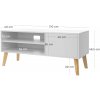 Skandinávský TV stolek 110 cm