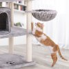 Kočičí škrabadlo XXL 152 cm šedé 5 pter
