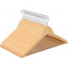 ramínka na šaty dřevěná přírodní 20 ks
