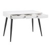 psací stůl bílý 3 zásuvky