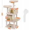 škrabadlo pro kočky béžové 152 cm