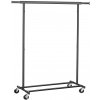 pojízdný stojan na šaty černý