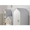 Dětská skříň MIRUM bílá šedá 40 x 126 x 45 cm