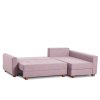 Rohová sedací souprava REVO růžová