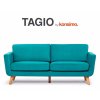 Pohovka TAGIO 3 tyrkysová