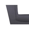 Křeslo MILES tmavě šedé, černé nohy