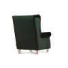 Křeslo MILES tmavě zelené