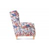 Křeslo MILES vzor květiny