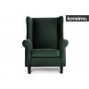 Křeslo MILES tmavě zelené