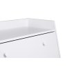 Komoda s barem SCRIBI bílá 85 x 117 x 40 cm