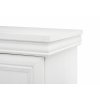 Komoda IMPERIO 4 zásuvky bílá 128 x 97 x 46 cm
