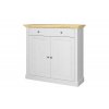 Komoda MONACO 1 zásuvka bílá borovice 120 x 110 x 40 cm