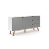 KOMODA TOKIO TK2 2D3S, bílošedá