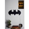 Dekorace BATMAN s led osvětlením žlutá 50 cm