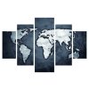 Sada nástěnných obrazů KONTINENTY 92 cm MDF