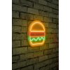 Nástěnná dekorace s led osvětlením HAMBURGER 28 cm