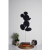 Nástěnná dekorace s led osvětlením MICKEY MOUSE fialová 30 cm
