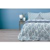 Povlečení SATIVA modré listy 140 x 200 cm