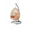 Závěsné houpací křeslo SAKA béžová černá