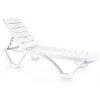 Zahradní lehátko MODERN bílá