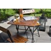 Zahradní nábytek set BISTRO 3 ořechová černá