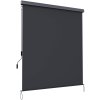 svislá markýza zatahovací 160 x 250 cm tmavě šedá 1