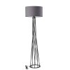 Stojací lampa HAVIN tmavě šedá