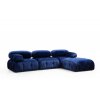 Rohová sedací souprava BUBBLE modrá
