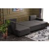 Rohová sedací souprava s rozkladem na lůžko ECE PANORAMA antracit