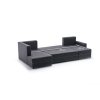 Rohová sedací souprava s rozkladem na lůžko ECE PANORAMA antracit