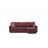 Rohová sedací souprava s rozkladem na lůžko ECE pravá bordó červená