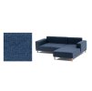 Rohová sedací souprava FRANZ pravá tmavě modrá