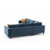 Rohová sedací souprava KALE VELVET petrolejová