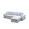 Rohová sedací souprava LOOP 12 světle šedá