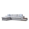 Rohová sedací souprava LOOP 14 světle šedá