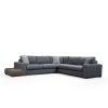Rohová sedací souprava LOOP 6 antracit