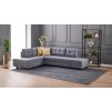 Rohová sedací souprava s rozkladem na lůžko MANAMA levá šedá