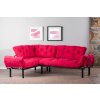 Rohová sedací souprava s rozkladem na lůžko NITTA fuchsiová