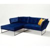 Rohová sedací souprava RELAX levá modrá