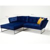 Rohová sedací souprava RELAX levá modrá